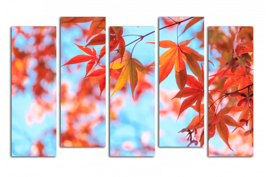 Модульная картина Осенний вид